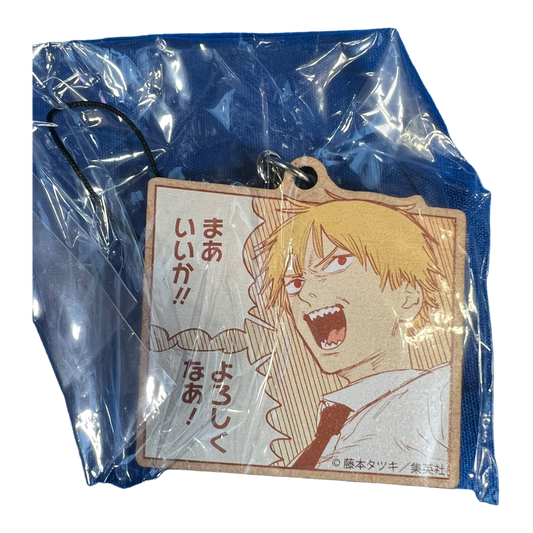 Chainsaw Man Denji Wooden Keychain